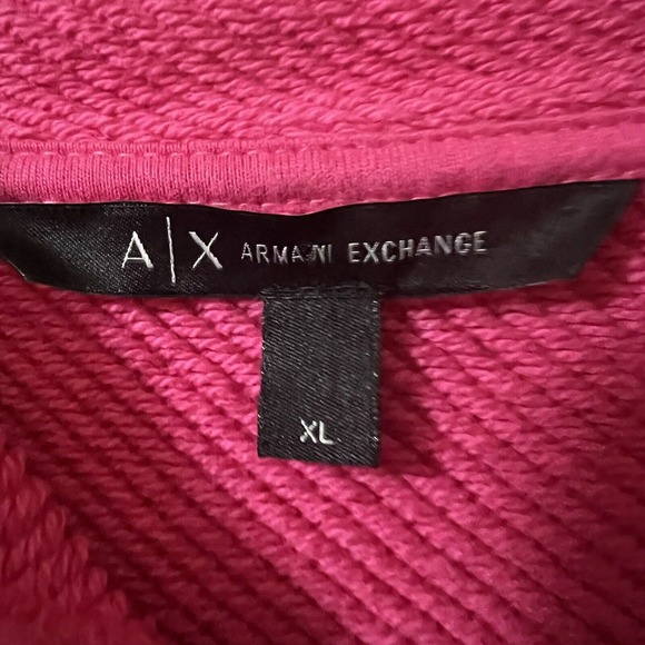 Armani Exchange Women's No Evil Cotton Fleece, Hooded Sweatshirt Size XL - Picture 4 of 9